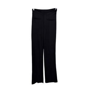 Suteks Dress Pants S Black High Waist Pull On Minimalist Formal Career Office